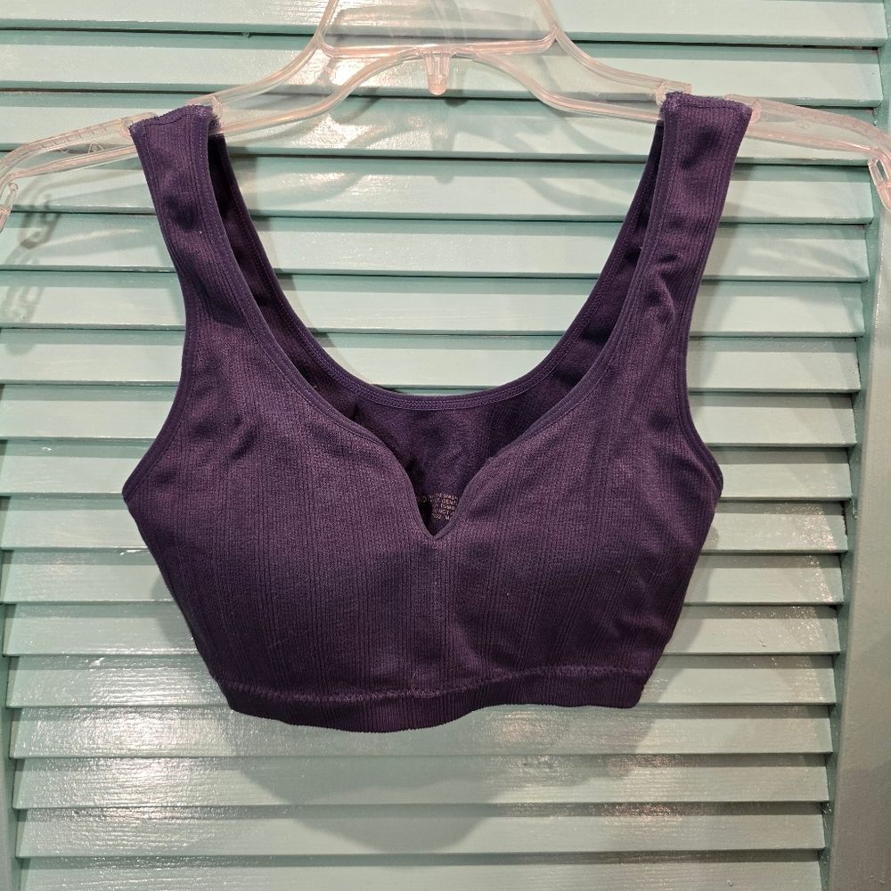Lucky Brand Purple Sports Bra Intimates, Size M